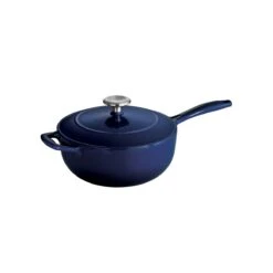 Tramontina 3 Qt Enameled Cast-Iron Series 1000 Covered Saucier - Gradated Cobalt 13 Tramontina 3 Qt Enameled Cast-Iron Series 1000 Covered Saucier - Gradated Cobalt -Tramontina 80131071IXM002G