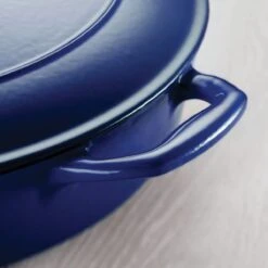 Tramontina 3 Qt Enameled Cast-Iron Series 1000 Covered Saucier - Gradated Cobalt 10 Tramontina 3 Qt Enameled Cast-Iron Series 1000 Covered Saucier - Gradated Cobalt -Tramontina 80131071IXM005G