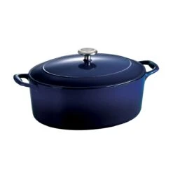Tramontina 7 Qt Enameled Cast-Iron Oval Dutch Oven - Gradated Cobalt 12 Tramontina 7 Qt Enameled Cast-Iron Oval Dutch Oven - Gradated Cobalt -Tramontina 80131078IXM002G