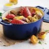Tramontina 7 Qt Enameled Cast-Iron Oval Dutch Oven - Gradated Cobalt 1 Tramontina 7 Qt Enameled Cast-Iron Oval Dutch Oven - Gradated Cobalt -Tramontina 80131078PRM001G