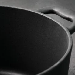 Tramontina 5.5 Qt Enameled Cast Iron Round Dutch Oven - Matte Black With Gold Stainless Steel Knob 9 Tramontina 5.5 Qt Enameled Cast Iron Round Dutch Oven - Matte Black With Gold Stainless Steel Knob -Tramontina 80131084IXM004G