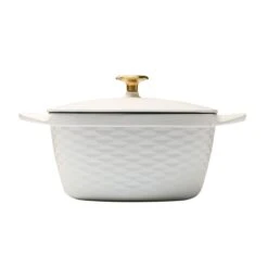 Tramontina Prisma 7 Qt Enameled Cast Iron Covered Square Dutch Oven - Matte White -Tramontina 80131107IXM002G