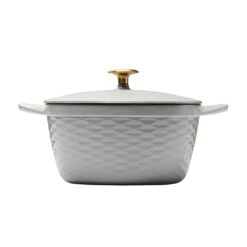 Tramontina Prisma 7 Qt Enameled Cast Iron Covered Square Dutch Oven - Matte Gray -Tramontina 80131108IXM003G