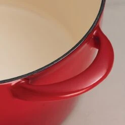 Tramontina 7 Qt Enameled Cast Iron Covered Tall Round Dutch Oven - Red -Tramontina 80131134IXM004G