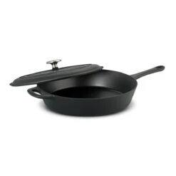 Tramontina 12.5" Cast Iron Covered Skillet Pre-Seasoned 12 Tramontina 12.5" Cast Iron Covered Skillet Pre-Seasoned -Tramontina 80131340IXM002G