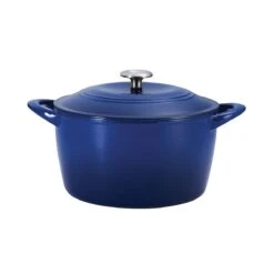 Tramontina 7 Qt Enameled Cast Iron Covered Tall Round Dutch Oven - Classic Blue 11 Tramontina 7 Qt Enameled Cast Iron Covered Tall Round Dutch Oven - Classic Blue -Tramontina 80131358IXM001G