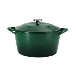 Tramontina 7 Qt Enameled Cast Iron Covered Tall Round Dutch Oven - Basil 11 Tramontina 7 Qt Enameled Cast Iron Covered Tall Round Dutch Oven - Basil -Tramontina 80131360IXM001G
