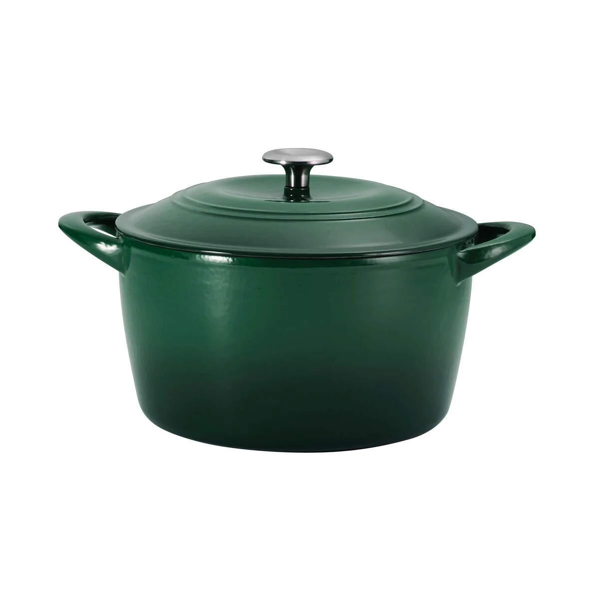 Tramontina 7 Qt Enameled Cast Iron Covered Tall Round Dutch Oven - Basil 5 Tramontina 7 Qt Enameled Cast Iron Covered Tall Round Dutch Oven - Basil - Image 3