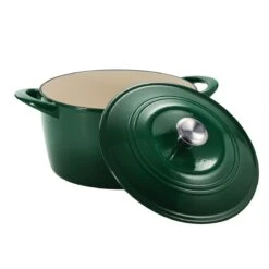 Tramontina 7 Qt Enameled Cast Iron Covered Tall Round Dutch Oven - Basil 12 Tramontina 7 Qt Enameled Cast Iron Covered Tall Round Dutch Oven - Basil -Tramontina 80131360IXM002G