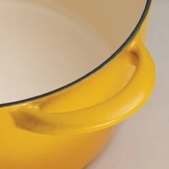 Tramontina 7 Qt Enameled Cast Iron Covered Tall Round Dutch Oven - Sunrise -Tramontina 80131361IXM004G