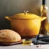 Tramontina 7 Qt Enameled Cast Iron Covered Tall Round Dutch Oven - Sunrise -Tramontina 80131361PRM001G