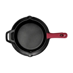 Tramontina Pre-seasoned Cast Iron 2 Pk Skillets With Silicone Grips 21 Tramontina Pre-seasoned Cast Iron 2 Pk Skillets With Silicone Grips -Tramontina 80131654ANM002G