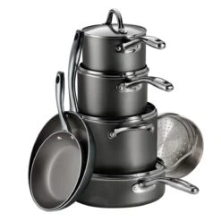 Tramontina 11 Pc Nonstick Cookware Set- Charcoal Gray -Tramontina 80143025IXM001G