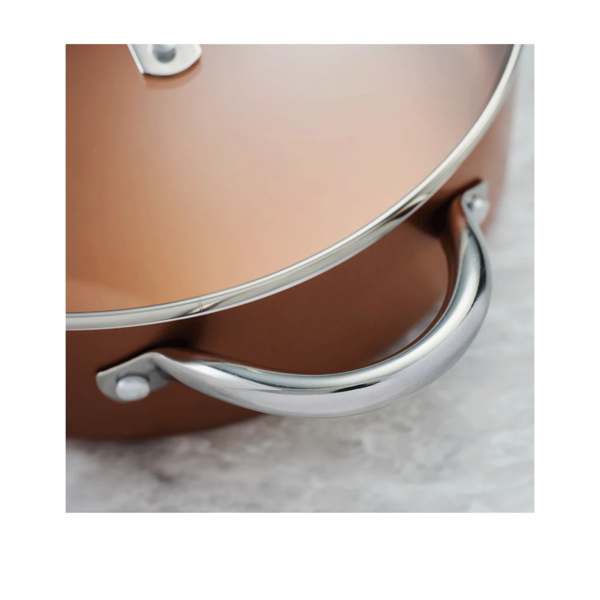 Tramontina 11 Pc Aluminum Nonstick Cookware Set- Copper 7 Tramontina 11 Pc Aluminum Nonstick Cookware Set- Copper - Image 5