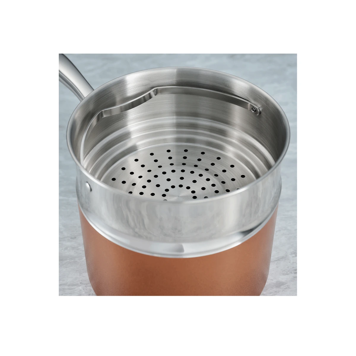 Tramontina 11 Pc Aluminum Nonstick Cookware Set- Copper 11 Tramontina 11 Pc Aluminum Nonstick Cookware Set- Copper - Image 9