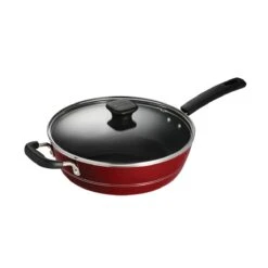 Tramontina Sicilia 4.5 Qt Aluminum Nonstick Covered Chef''s Pan - Raspberry -Tramontina 80149037IXM001G