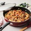 Tramontina Sicilia 4.5 Qt Aluminum Nonstick Covered Chef''s Pan - Raspberry 2 Tramontina Sicilia 4.5 Qt Aluminum Nonstick Covered Chef''s Pan - Raspberry -Tramontina 80149037PDM001G