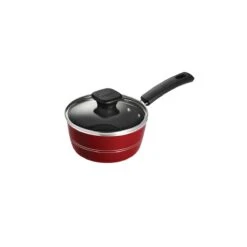 Tramontina Sicilia 1.25 Qt Aluminum Nonstick Covered Sauce Pan - Raspberry -Tramontina 80149038IXM001G