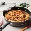 Tramontina Sicilia 4.5 Qt Aluminum Nonstick Covered Chef''s Pan - Hazelnut 2 Tramontina Sicilia 4.5 Qt Aluminum Nonstick Covered Chef''s Pan - Hazelnut -Tramontina 80149050PDM001G