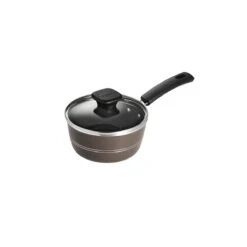 Tramontina Sicilia 1.25 Qt Aluminum Nonstick Covered Sauce Pan - Hazelnut 16 Tramontina Sicilia 1.25 Qt Aluminum Nonstick Covered Sauce Pan - Hazelnut -Tramontina 80149051IXM001G