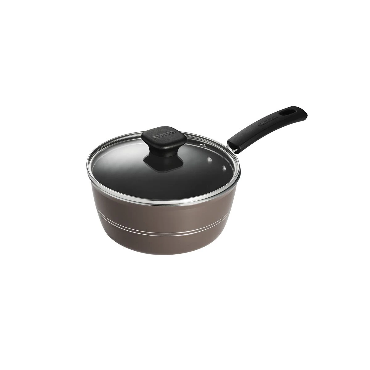 Tramontina Sicilia 2.5 Qt Aluminum Nonstick Covered Sauce Pan - Hazelnut 9 Tramontina Sicilia 2.5 Qt Aluminum Nonstick Covered Sauce Pan - Hazelnut - Image 7