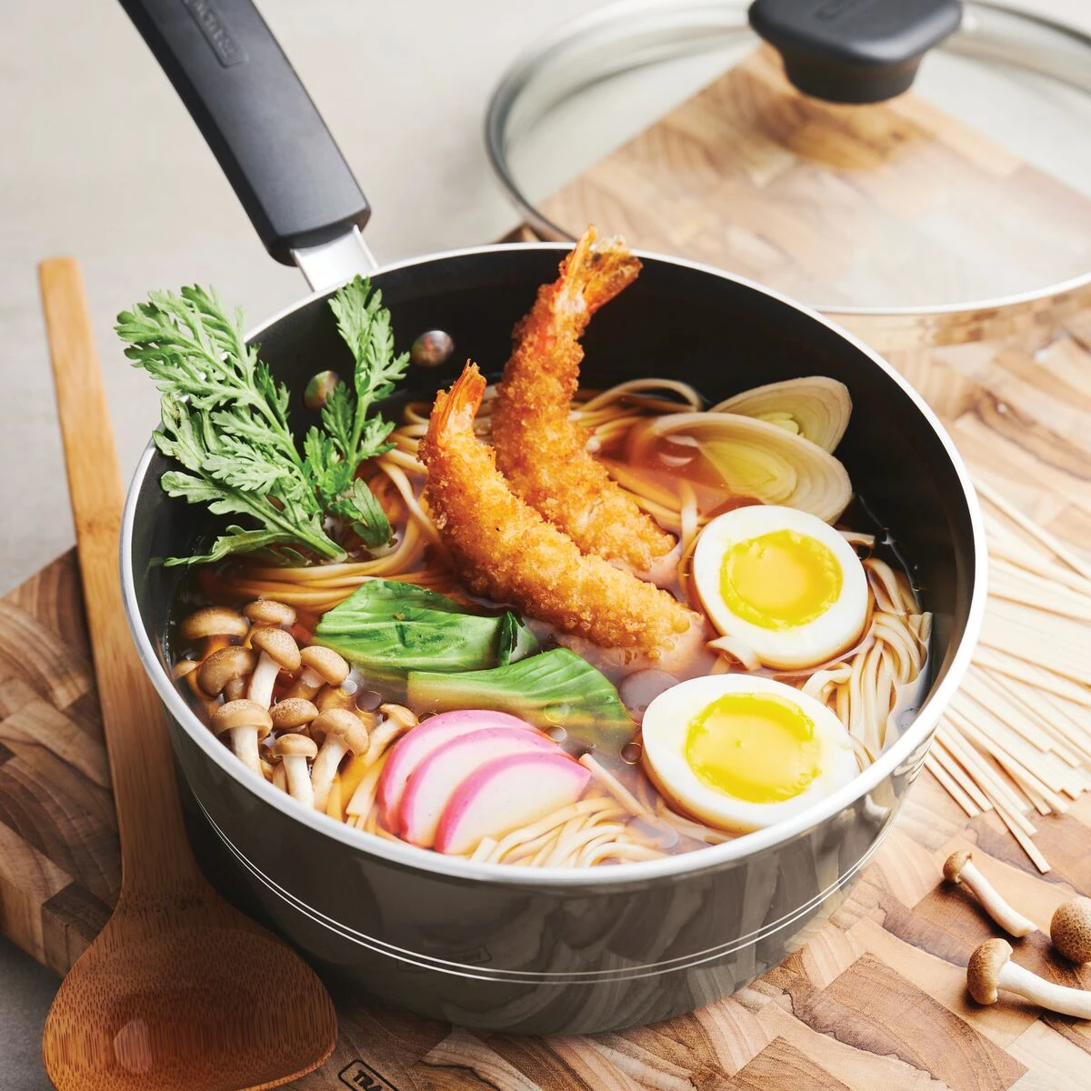 Tramontina Sicilia 2.5 Qt Aluminum Nonstick Covered Sauce Pan - Hazelnut 3 Tramontina Sicilia 2.5 Qt Aluminum Nonstick Covered Sauce Pan - Hazelnut