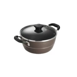 Tramontina Sicilia 4.5 Qt Aluminum Nonstick Covered Dutch Oven - Hazelnut -Tramontina 80149054IXM001G