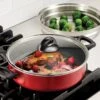 Tramontina 4 Qt Covered Nonstick Pan With Steamer 1 Tramontina 4 Qt Covered Nonstick Pan With Steamer -Tramontina 80149134PRM001G