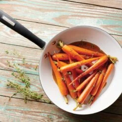 Tramontina Duo 12 In Stainless Steel Fry Pan With Ceramic Interior