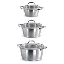 Tramontina Gourmet Selection 6 Pc Stainless Steel Stackable Pots And Pans 10 Tramontina Gourmet Selection 6 Pc Stainless Steel Stackable Pots And Pans -Tramontina 80154547IXM004G