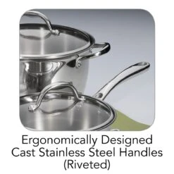 Tramontina 9 Pc Allegra Stainless Steel Cookware Set -Tramontina 80154567IXM004G