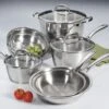 Tramontina 9 Pc Allegra Stainless Steel Cookware Set 1 Tramontina 9 Pc Allegra Stainless Steel Cookware Set -Tramontina 80154567PRM001G