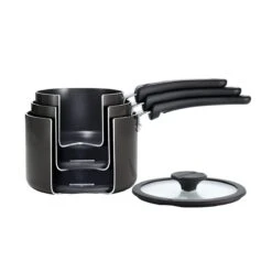 Tramontina Nesting 6 Pc Nonstick Sauce Pan Set - Gray -Tramontina 80156066IXM002G