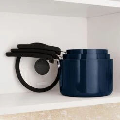 Tramontina Nesting 6 Pc Nonstick Sauce Pan Set - Naval 13 Tramontina Nesting 6 Pc Nonstick Sauce Pan Set - Naval -Tramontina 80156069IXM006G