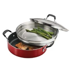 Tramontina 5.5 Quart Nonstick Everyday Pan - Metallic Red -Tramontina 80156080IXM002G