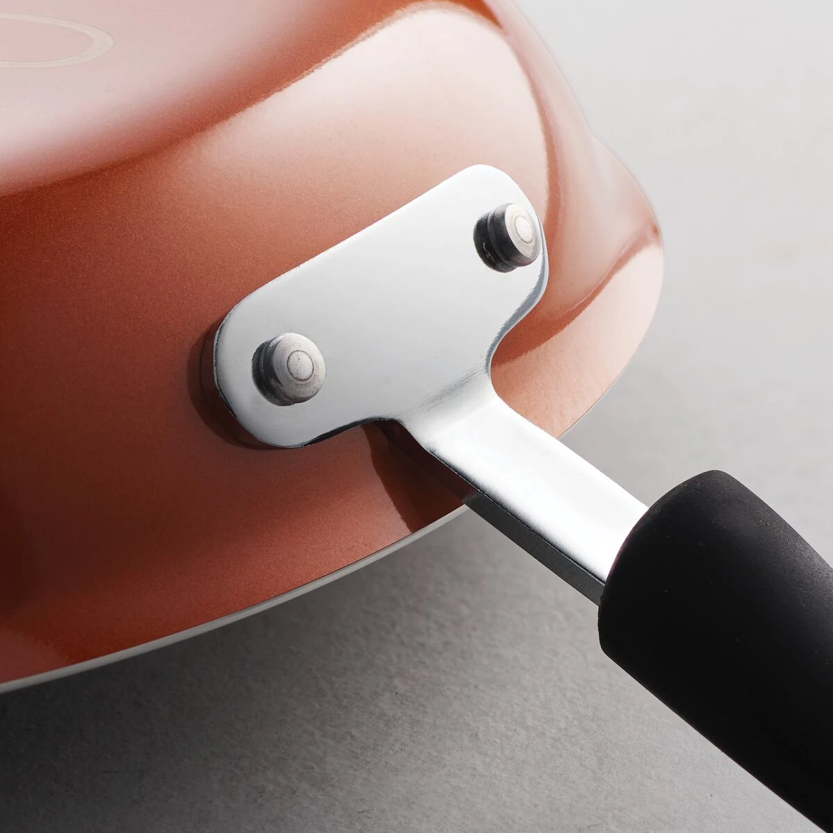 Tramontina 3 Pk Fry Pans - Metallic Red 9 Tramontina 3 Pk Fry Pans - Metallic Red - Image 7