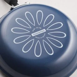 Tramontina 3 Pk Fry Pans - Metallic Medium Blue -Tramontina 80156104IXM003G