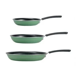 Tramontina 3 Pk Porcelain Enamel Fry Pans - Sage -Tramontina 80156109IXM002G