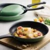 Tramontina 3 Pk Porcelain Enamel Fry Pans - Sage 1 Tramontina 3 Pk Porcelain Enamel Fry Pans - Sage -Tramontina 80156109PRM001G