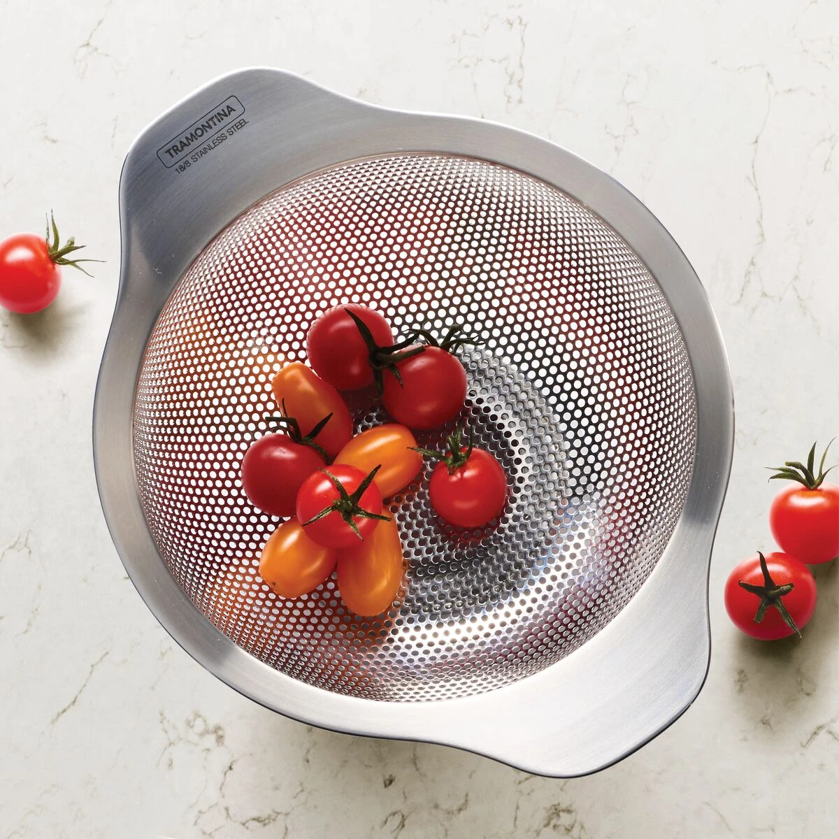 Tramontina 1.25 Qt Stainless Steel Colander 3 Tramontina 1.25 Qt Stainless Steel Colander