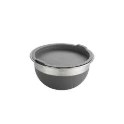 Tramontina 10 Pc Covered Stainless Steel And Silicone Mixing Bowl Set - Gray -Tramontina 80202033IXM004G