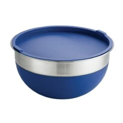 Tramontina 10 Pc Covered Stainless Steel And Silicone Mixing Bowl Set - Blue 15 Tramontina 10 Pc Covered Stainless Steel And Silicone Mixing Bowl Set - Blue -Tramontina 80202035IXM007G