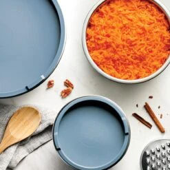 Tramontina 10 Pc Covered Stainless Steel And Silicone Mixing Bowl Set With Grating Tools - Blueberry Blue 17 Tramontina 10 Pc Covered Stainless Steel And Silicone Mixing Bowl Set With Grating Tools - Blueberry Blue -Tramontina 80202045IXM002G