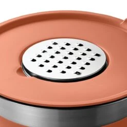 Tramontina 10 Pc Covered Stainless Steel And Silicone Mixing Bowl Set With Grating Tools - Persimmon Orange 12 Tramontina 10 Pc Covered Stainless Steel And Silicone Mixing Bowl Set With Grating Tools - Persimmon Orange -Tramontina 80202046IXM004G