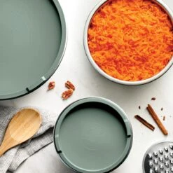 Tramontina 10 Pc Covered Stainless Steel And Silicone Mixing Bowl Set With Grating Tools - Sea Salt Green -Tramontina 80202047IXM002G