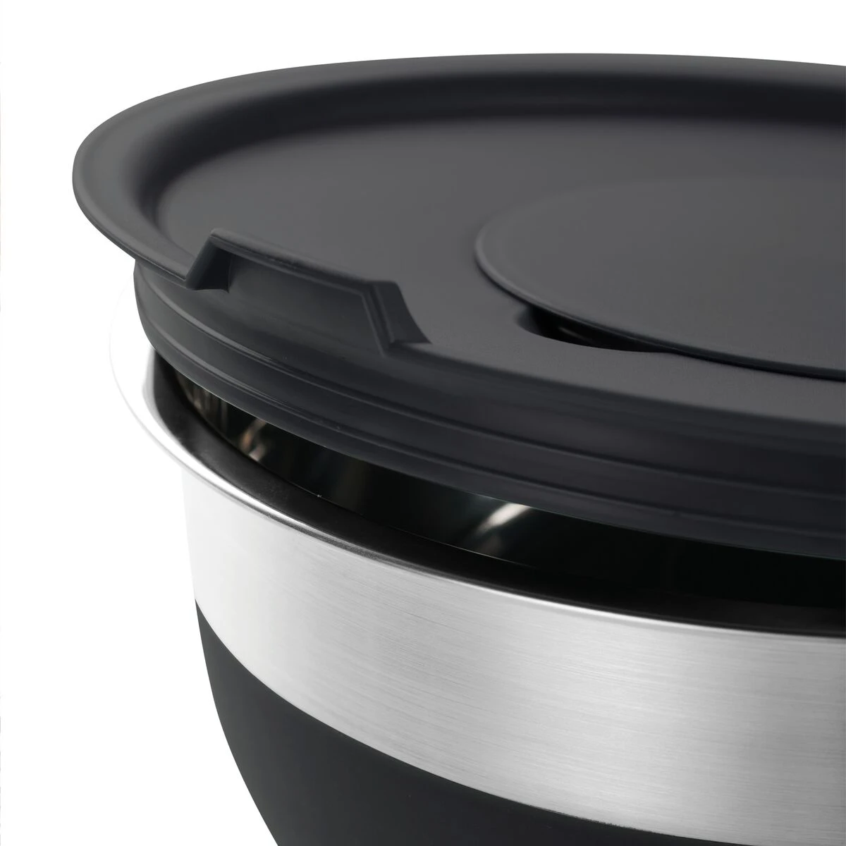 Tramontina 10 Pc Covered Stainless Steel And Silicone Mixing Bowl Set With Grating Tools - Black 9 Tramontina 10 Pc Covered Stainless Steel And Silicone Mixing Bowl Set With Grating Tools - Black - Image 7