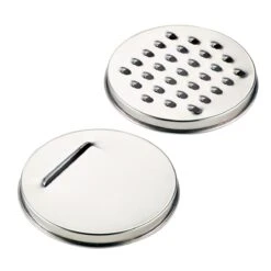 Tramontina 10 Pc Covered Stainless Steel And Silicone Mixing Bowl Set With Grating Tools - Black 17 Tramontina 10 Pc Covered Stainless Steel And Silicone Mixing Bowl Set With Grating Tools - Black -Tramontina 80202048IXM007G