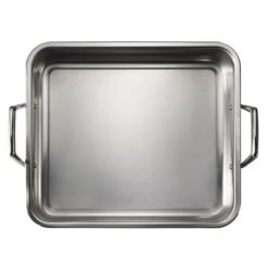 Tramontina Prima 16.5 In Stainless Steel Deep Roasting Pan - Includes Basting Grill & V-Rack -Tramontina 80203006IXM004G
