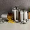 Tramontina 6 Pc Stainless Steel Covered Canister And Scoop Set 1 Tramontina 6 Pc Stainless Steel Covered Canister And Scoop Set -Tramontina 80204012PDM001G