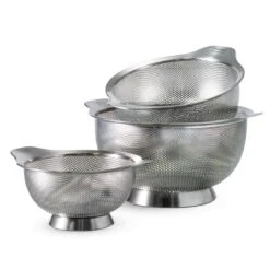 Tramontina 3 Pk Stainless Steel Colanders -Tramontina 80206556IXM002G